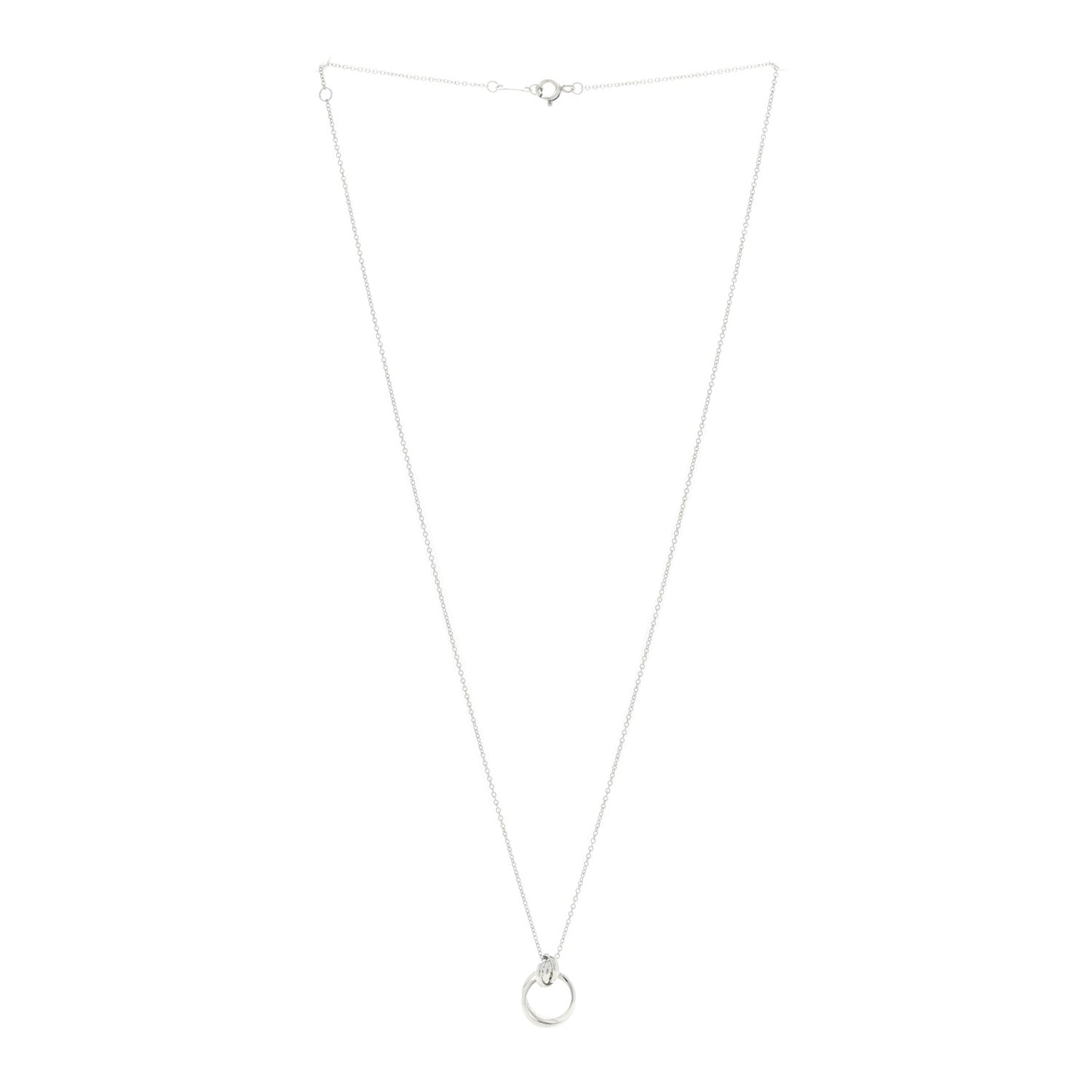 Sterling Silver Mini Paloma's Melody Circle Pendant Necklace