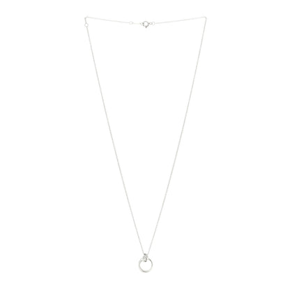 Tiffany Sterling Silver Mini Paloma's Melody Circle Pendant Necklace 3 of 4