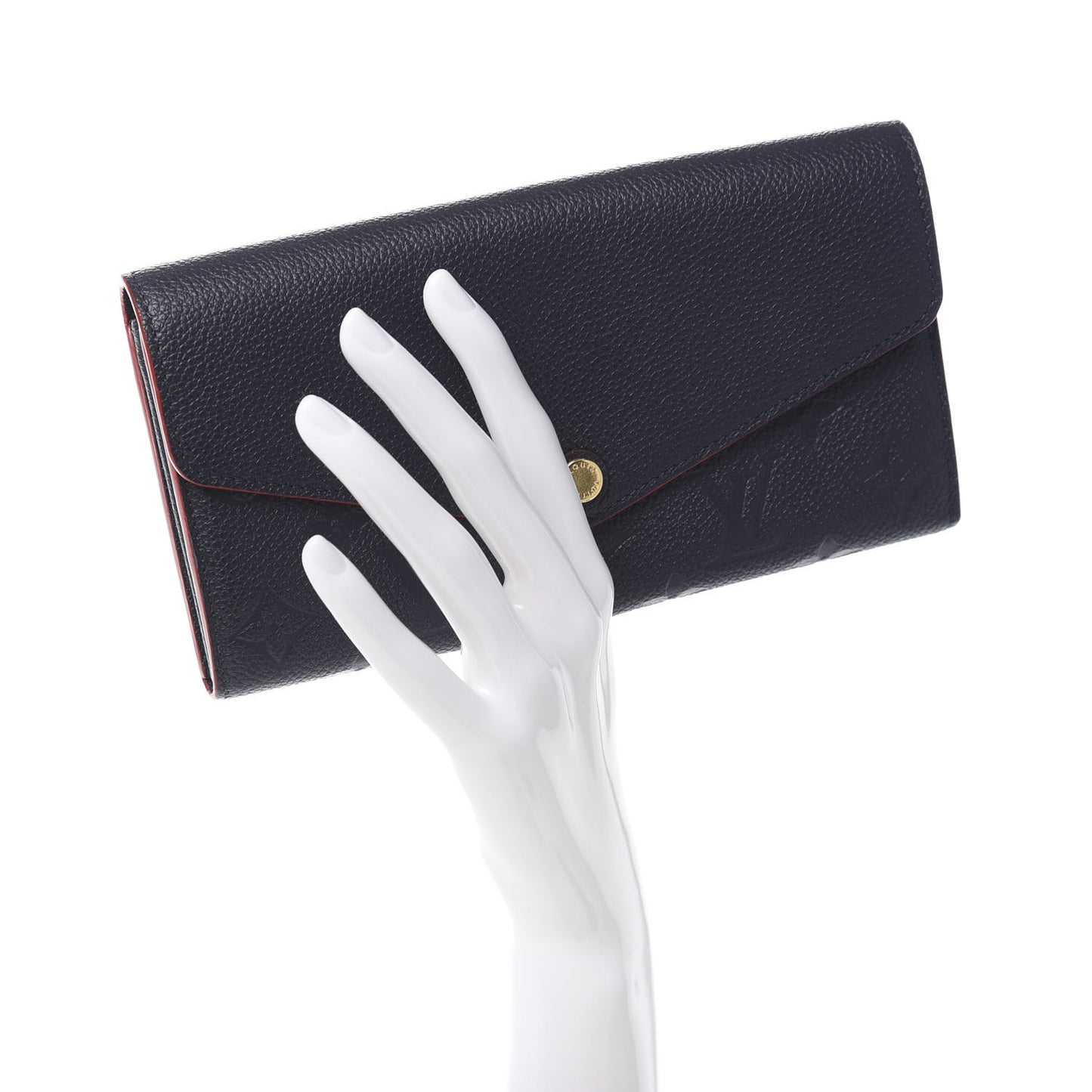 Empreinte Sarah Wallet NM Marine Rouge