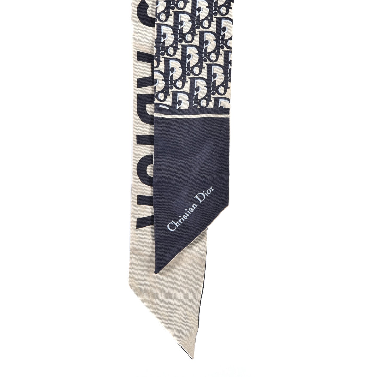 Silk Oblique Mitzah Scarf Blue