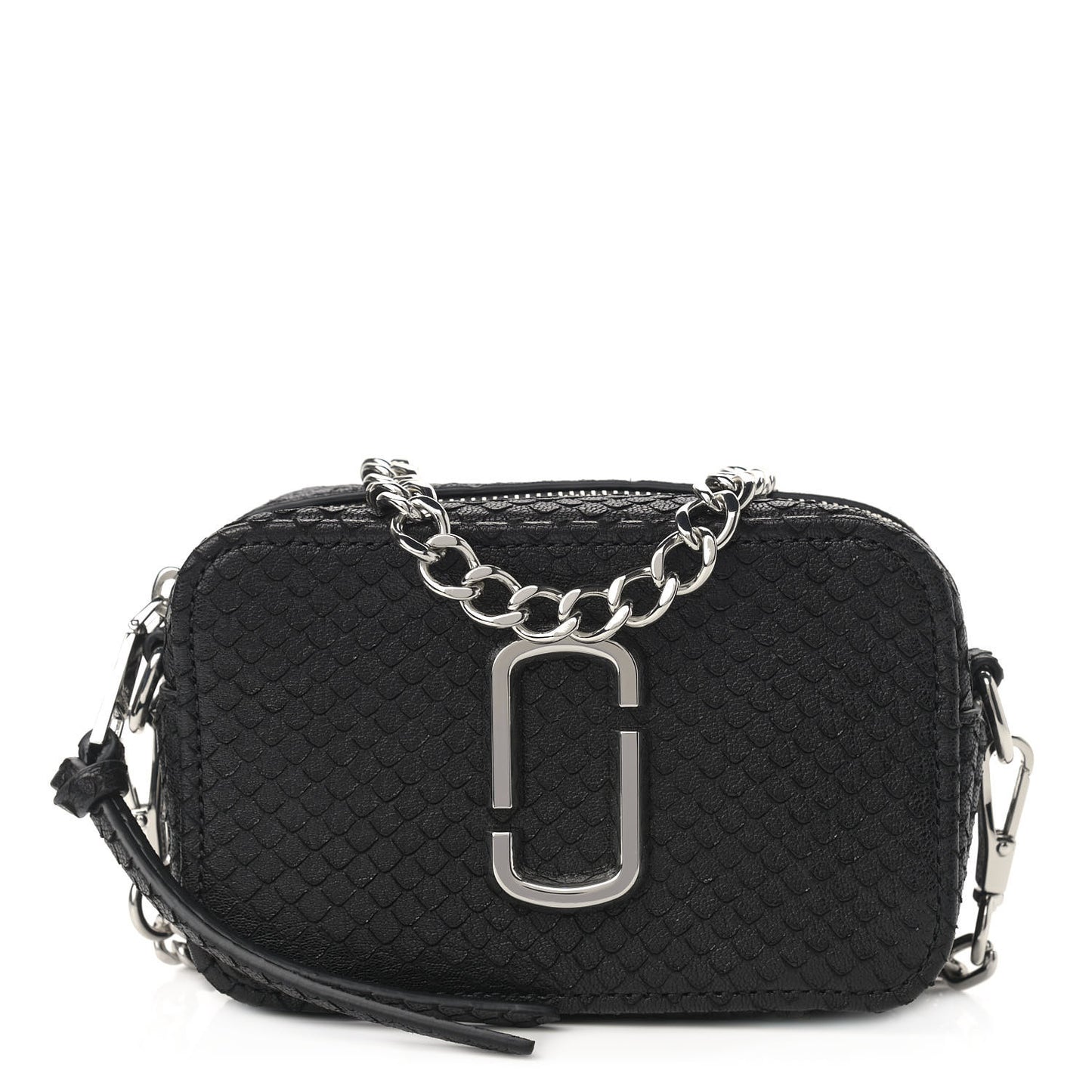 Goatskin Python Print The Softshot 17 Bag Black