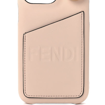 Fendi Nappa Logo Card Holder iPhone 13 Case Light Rose 6 of 10