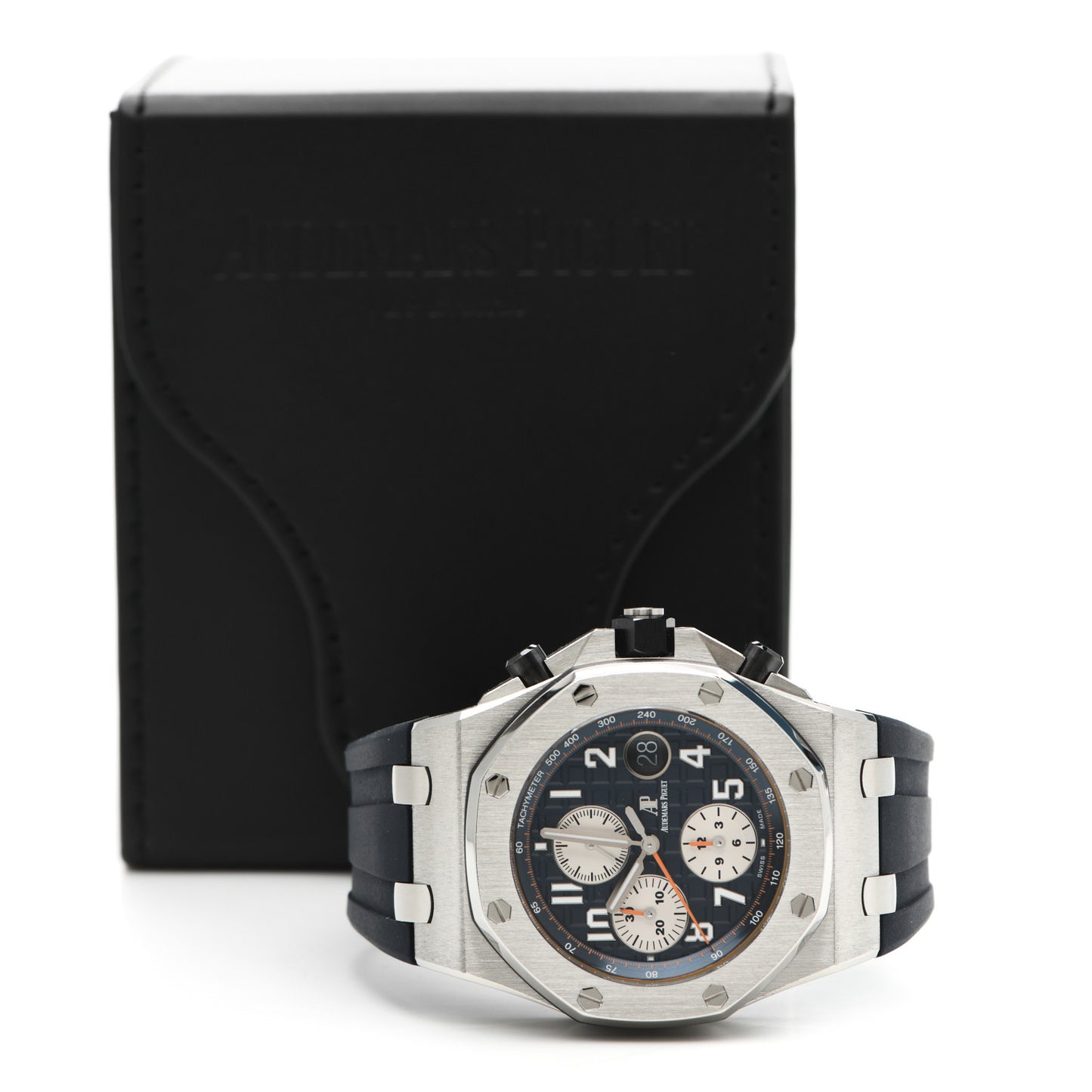 Stainless Steel Rubber 42mm Royal Oak Offshore Chronograph Automatic Watch Blue 26470ST.OO.A027CA.01