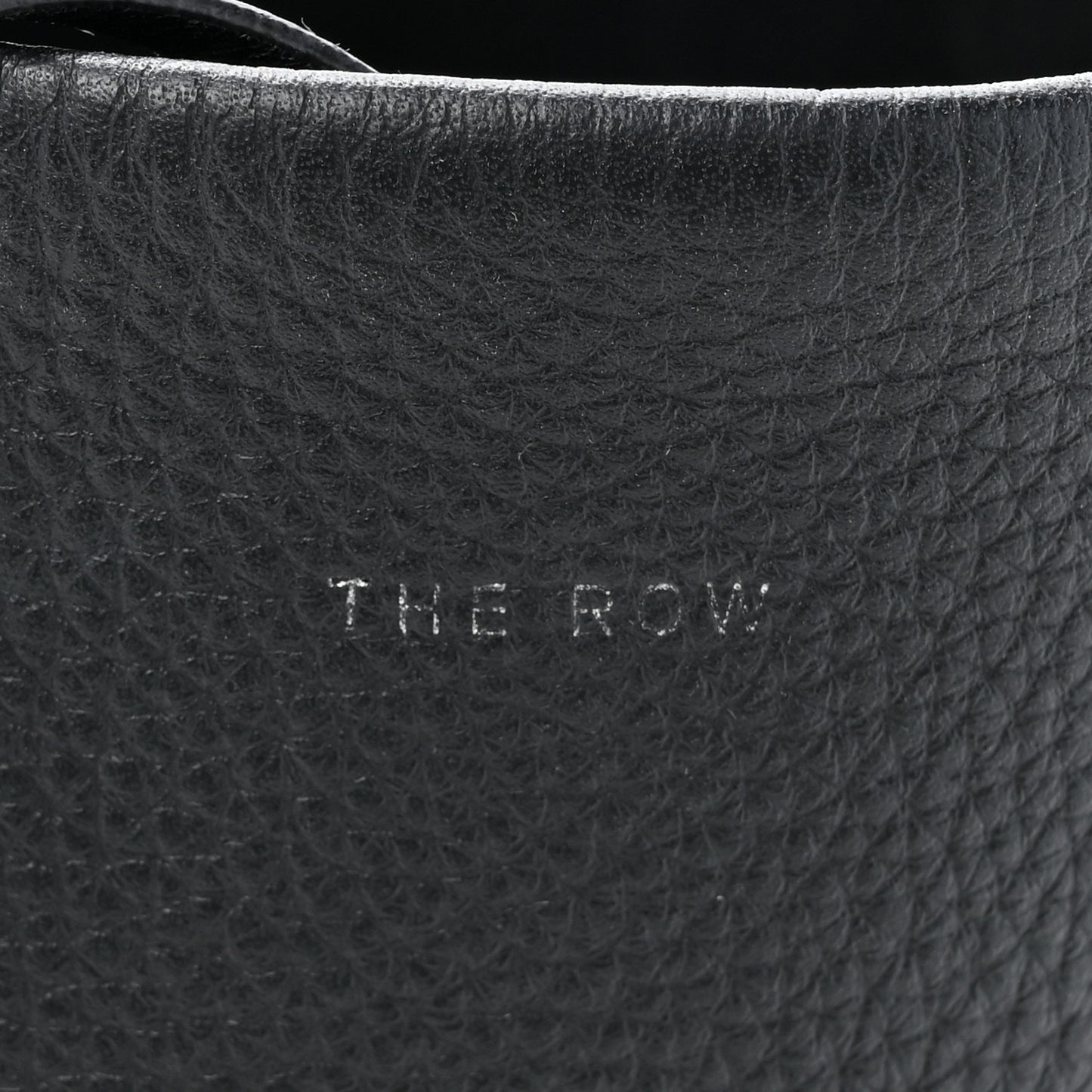 Grained Calfskin Medium N/S Park Tote Black
