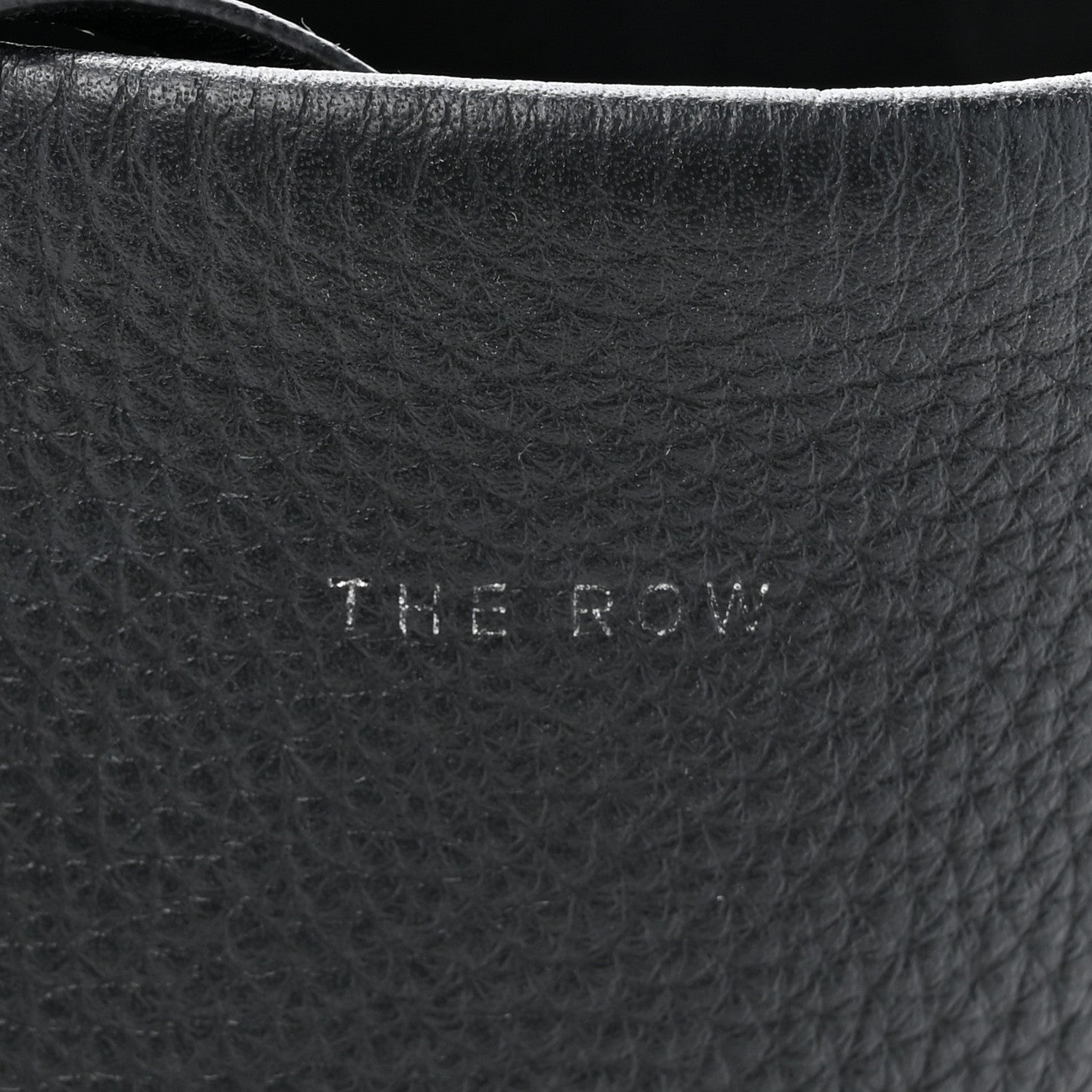 The Row Grained Calfskin Medium N/S Park Tote Black 6 of 12