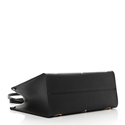 Louis Vuitton Empreinte Monogram Giant Onthego MM Black Beige 4 of 12