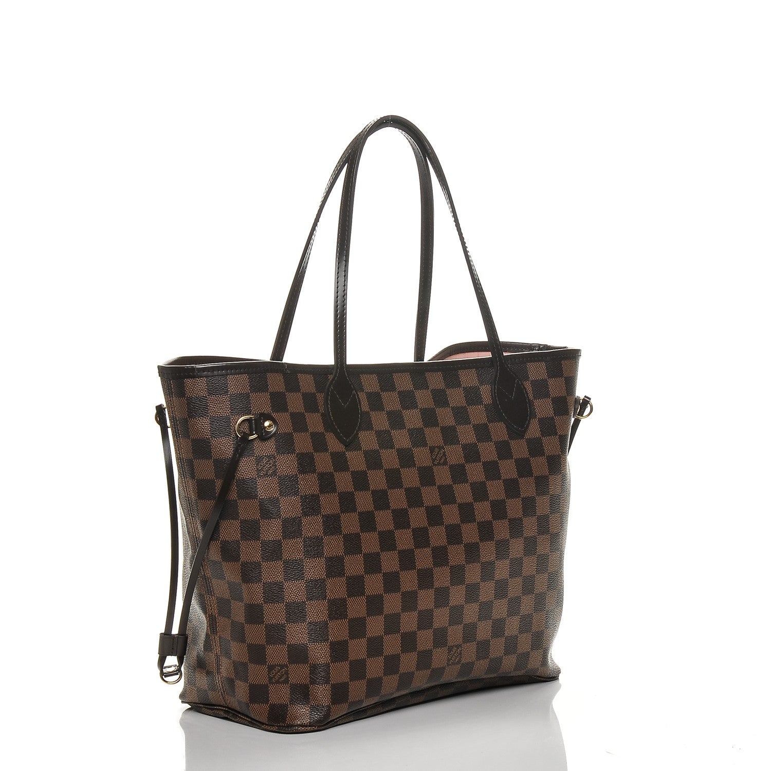 Louis Vuitton Damier Ebene Neo Neverfull MM Rose Ballerine 3 of 6