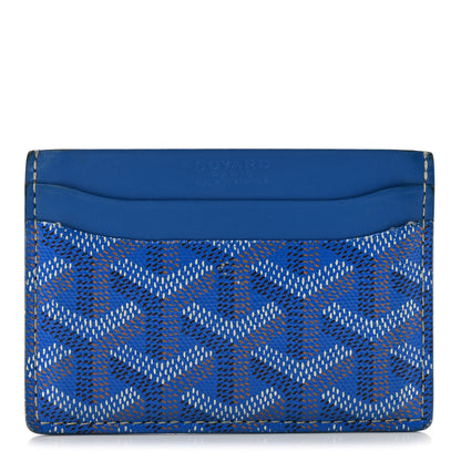 Goyard Goyardine Saint Sulpice Card Holder Sky Blue 1 of 10
