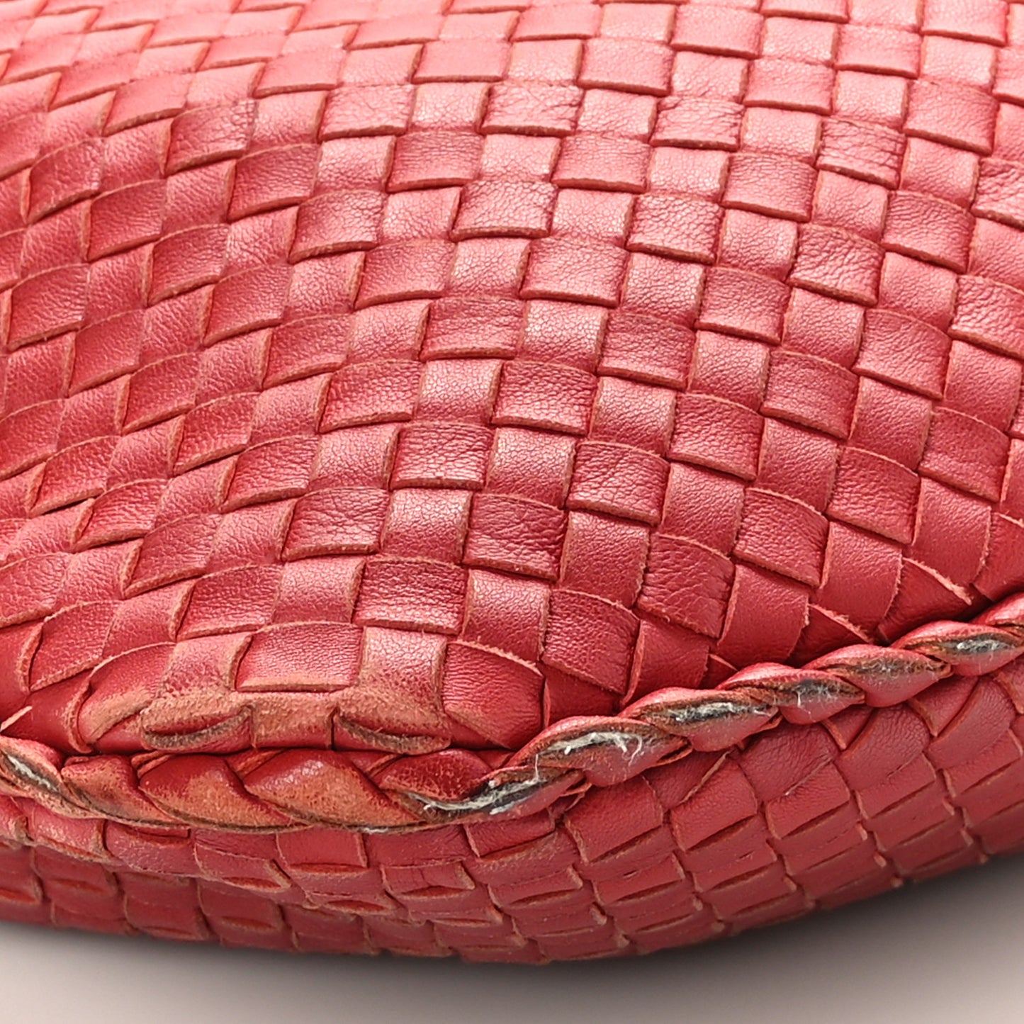 Nappa Intrecciato Large Veneta Hobo Brique