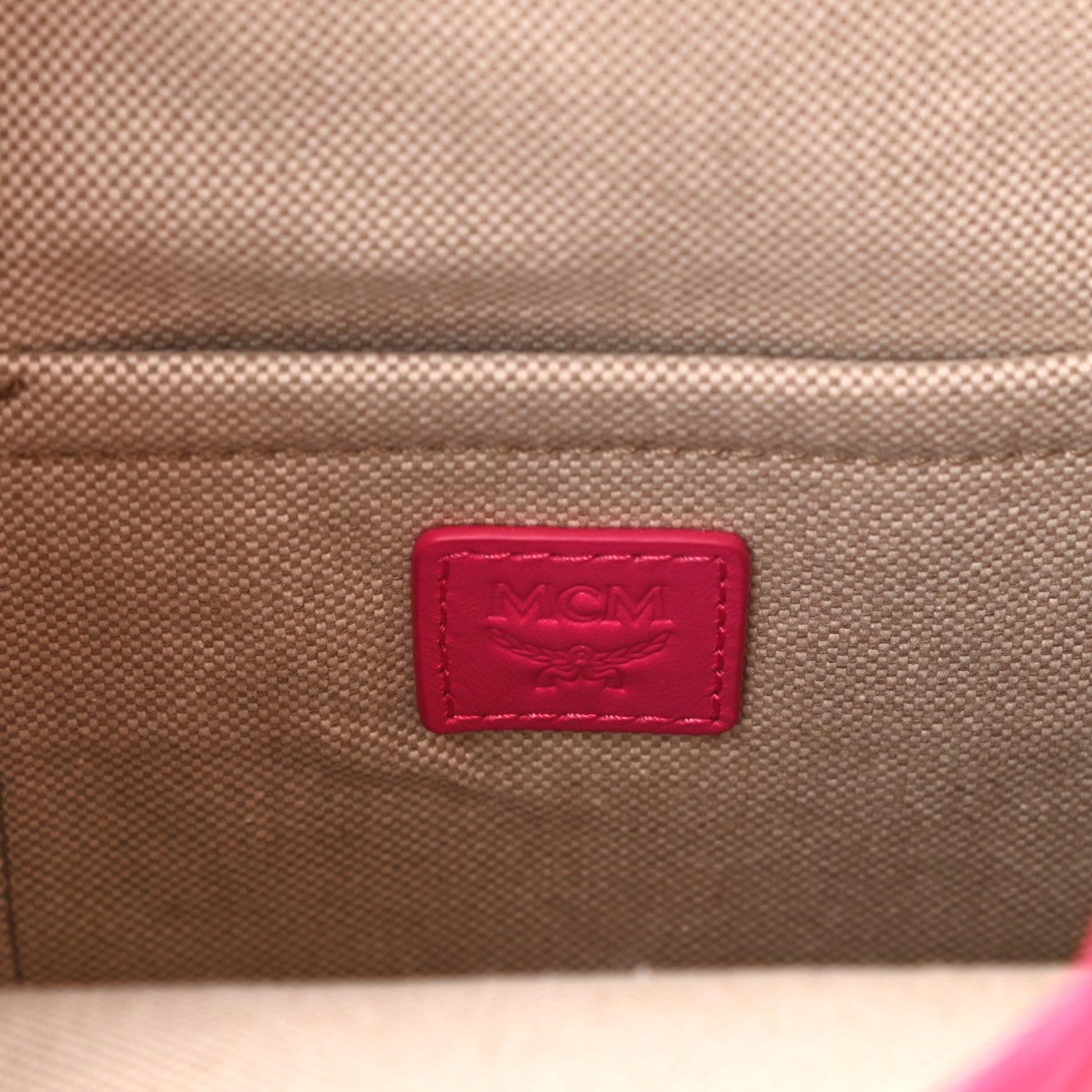 MCM Nappa Mini Drawstring Aren Chain Bag Beetroot Purple 6 of 9