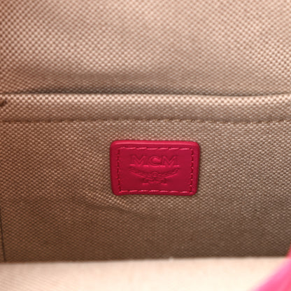 MCM Nappa Mini Drawstring Aren Chain Bag Beetroot Purple 6 of 9