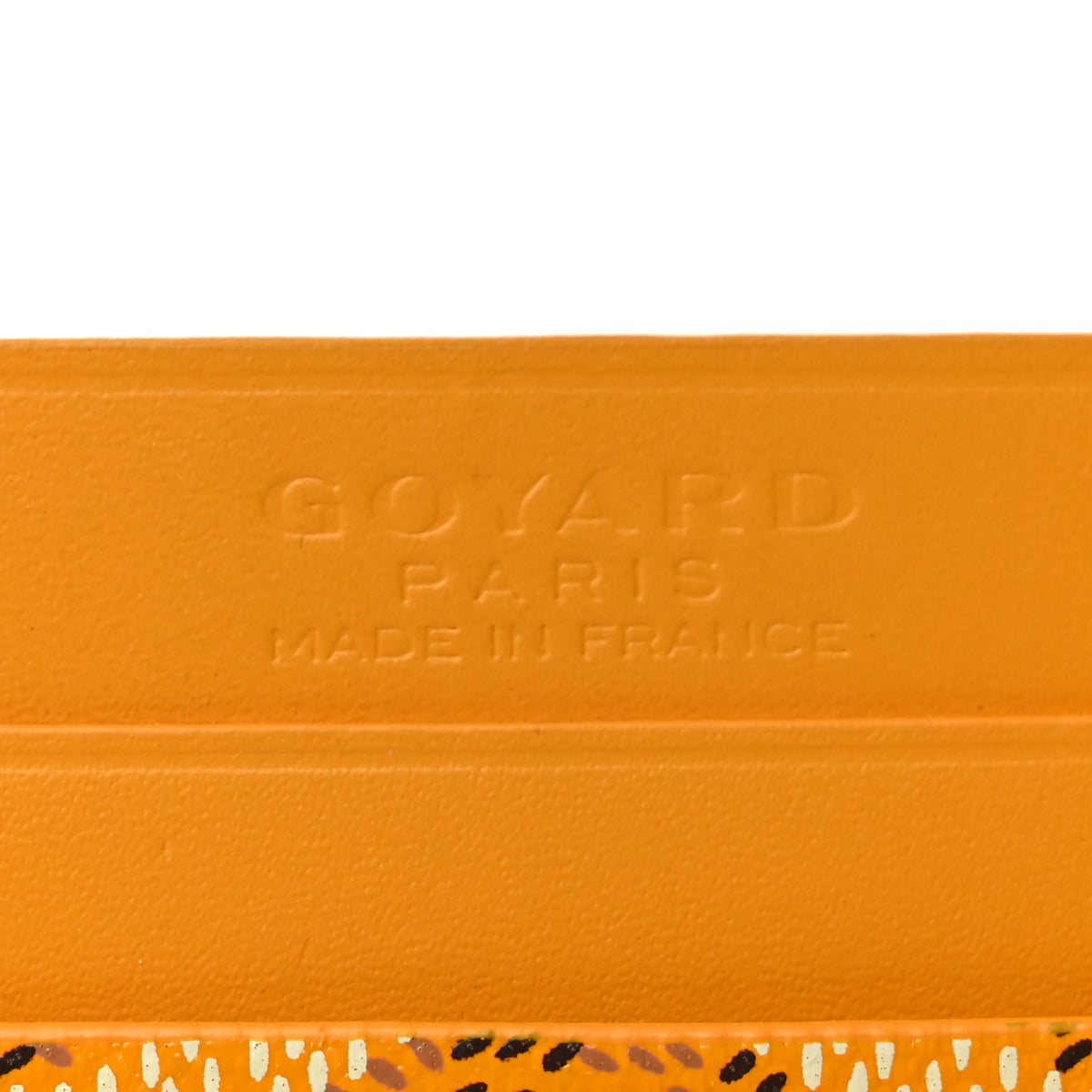 Goyard Goyardine Saint Sulpice Card Holder Yellow 6 of 8