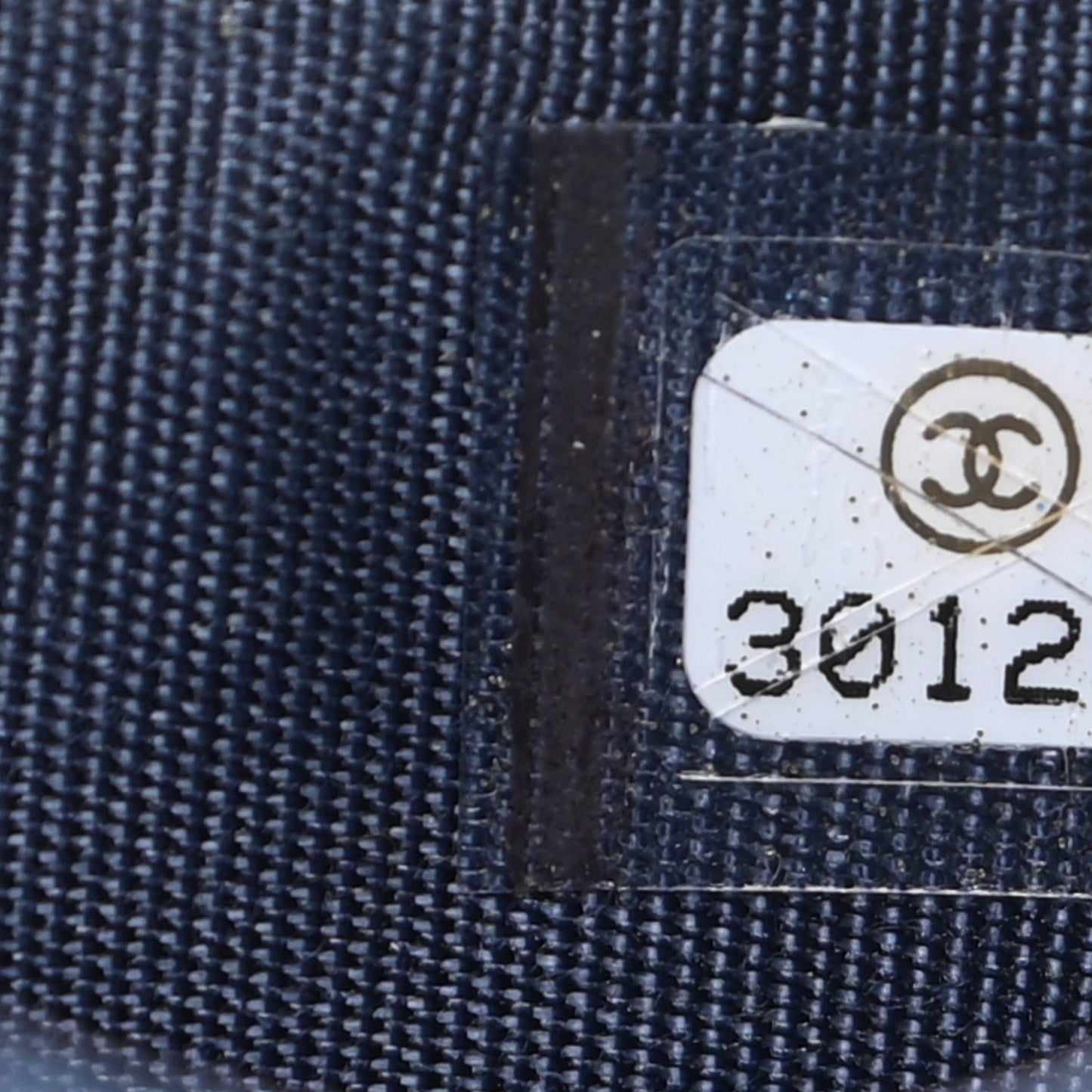 Metallic Lambskin Quilted Boy Card Holder Blue