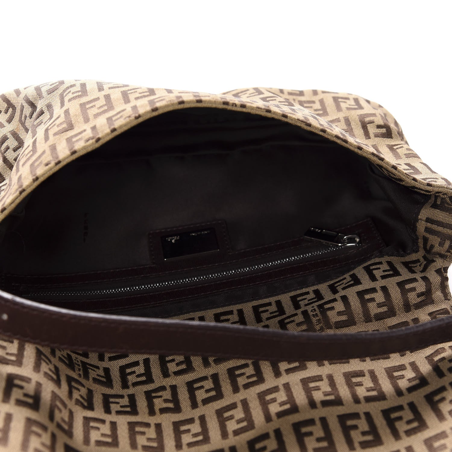 Fendi Zucchino Baguette Dark Brown 5 of 12