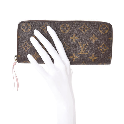 Louis Vuitton Monogram Clemence Wallet Rose Ballerine 2 of 8