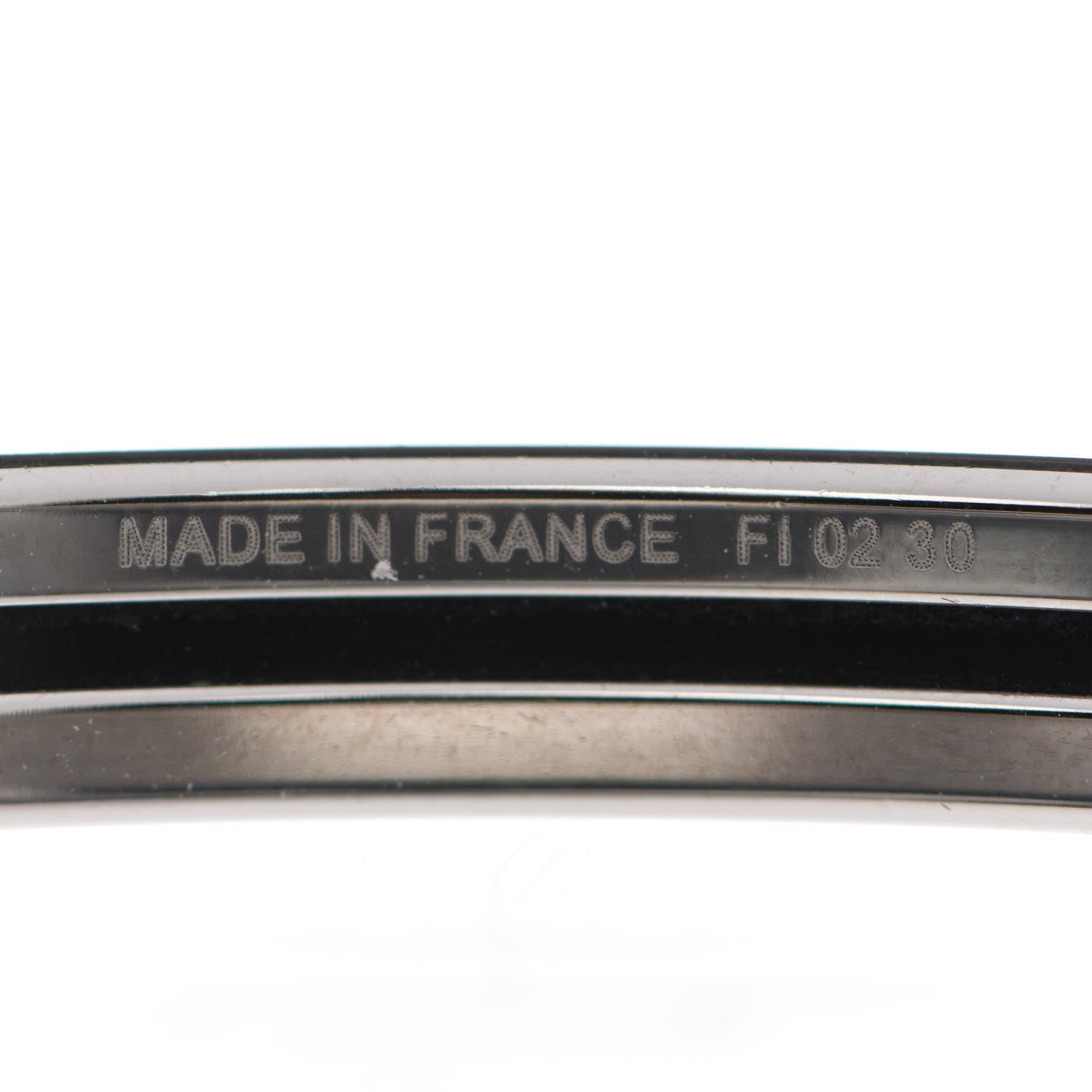 Hermes Enamel Printed Extra Narrow Bracelet 70 5 of 6
