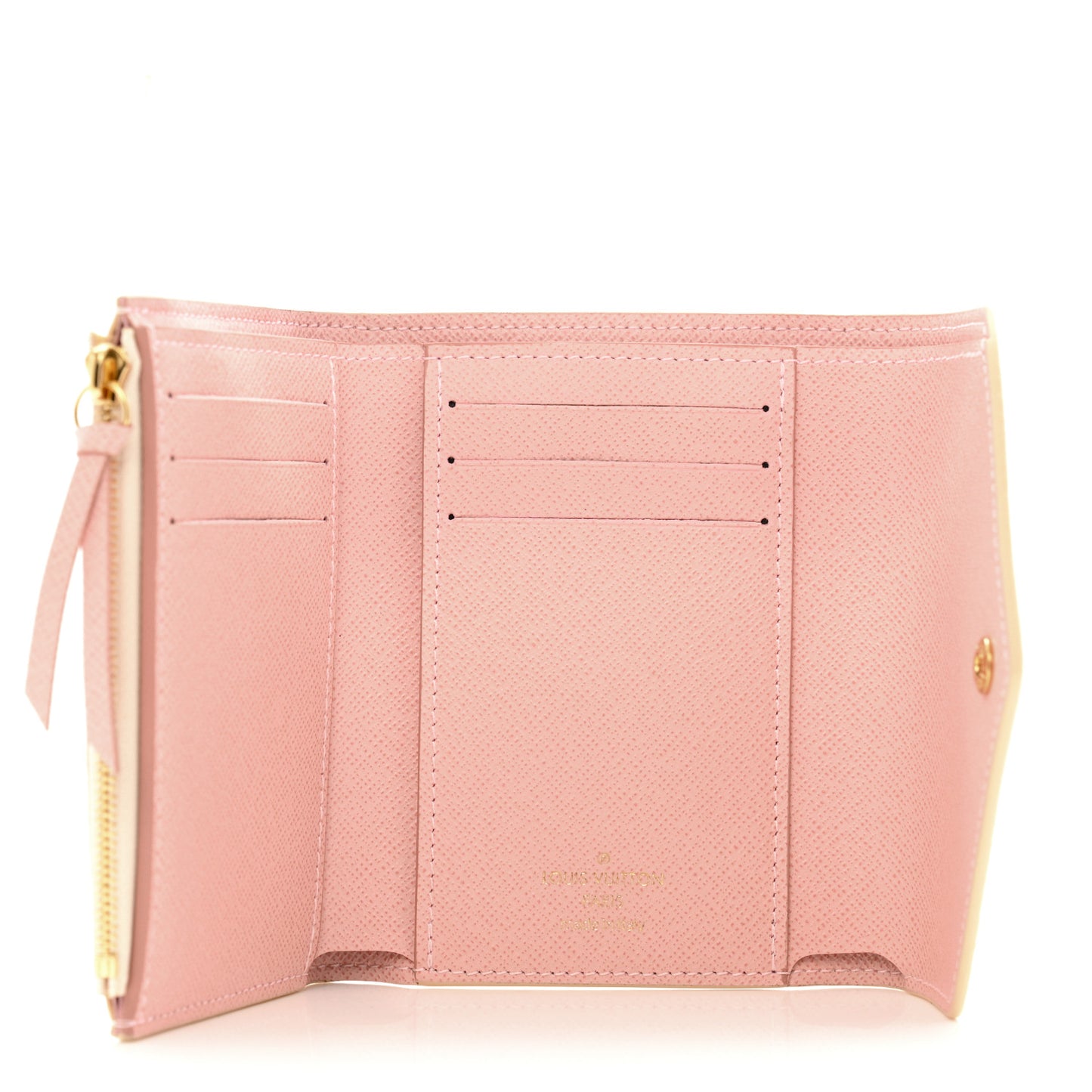 Damier Azur Victorine Wallet Rose Ballerine