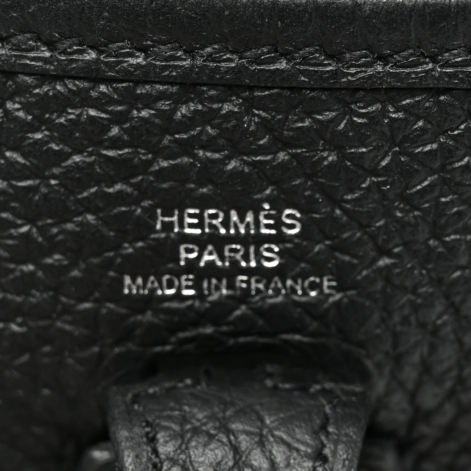 Hermes Taurillon Clemence Evelyne TPM Black 5 of 8