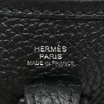 Hermes Taurillon Clemence Evelyne TPM Black 5 of 8