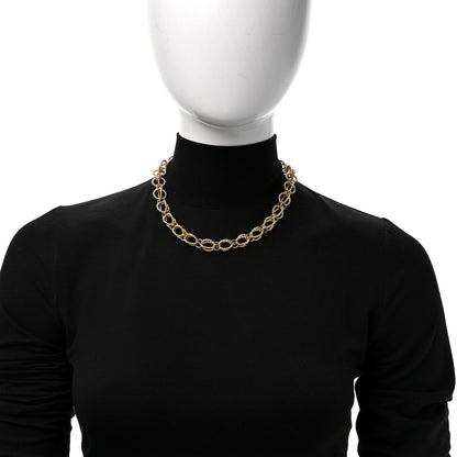 Tiffany 18K Yellow Gold Rope Circle Necklace 2 of 6