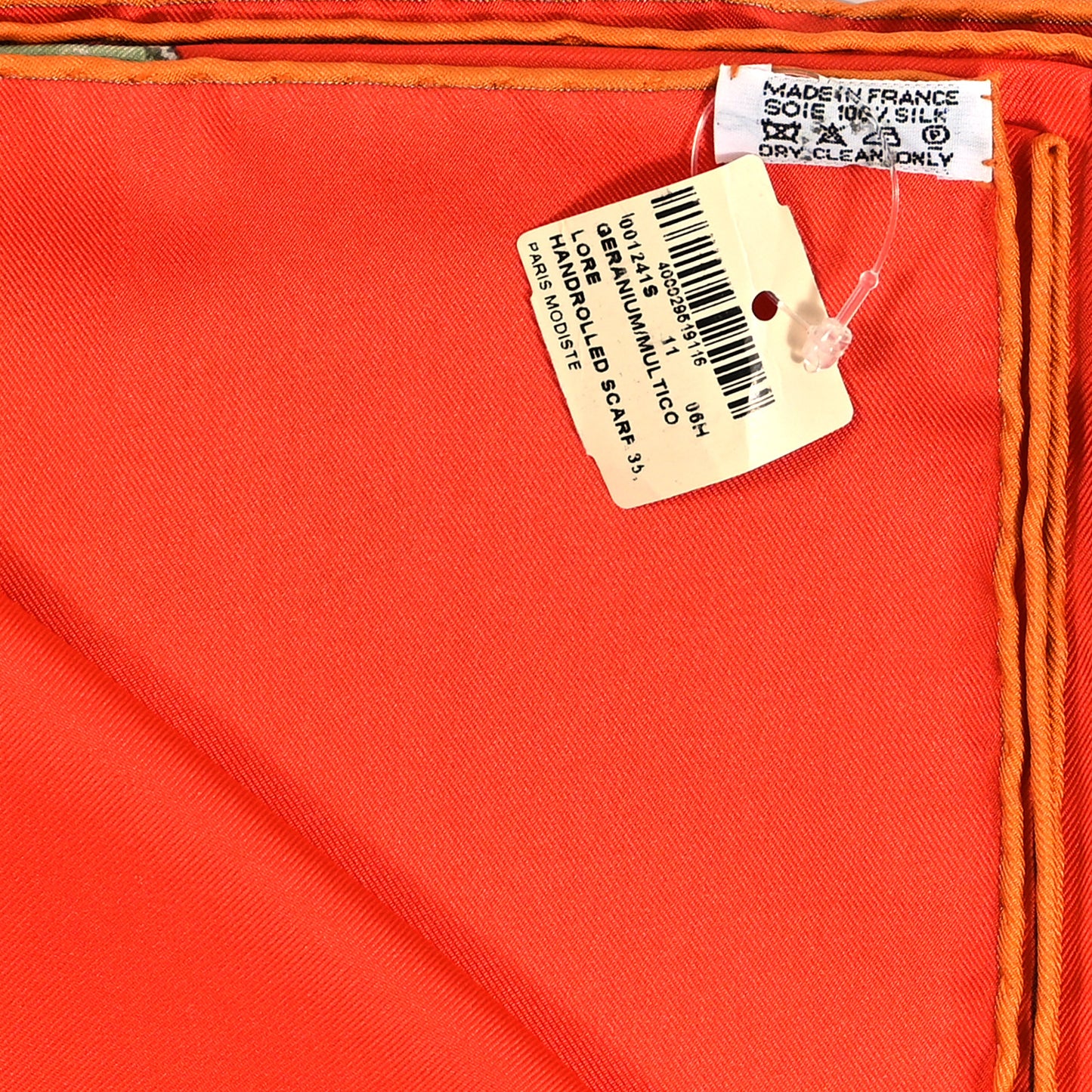 Silk Paris Modiste Scarf 90 Geranium Multicolor
