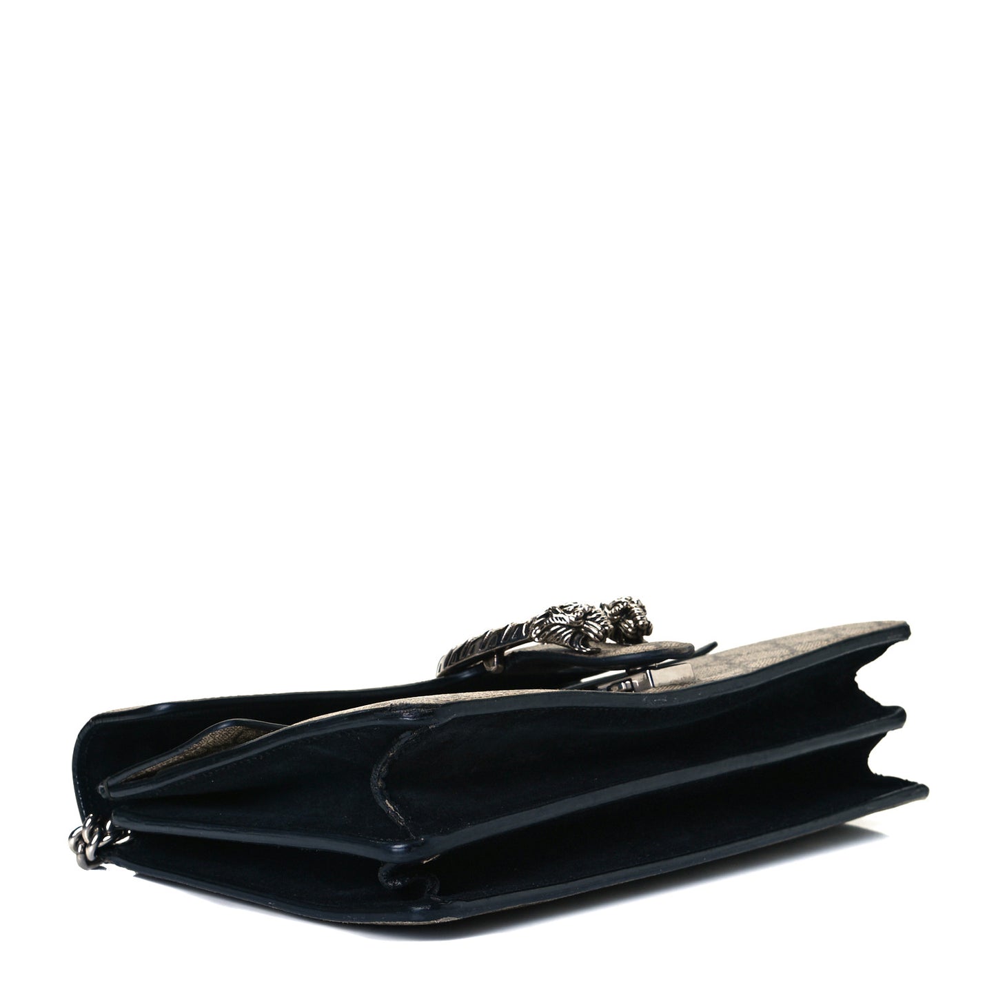 GG Supreme Monogram Small Dionysus Shoulder Bag Black