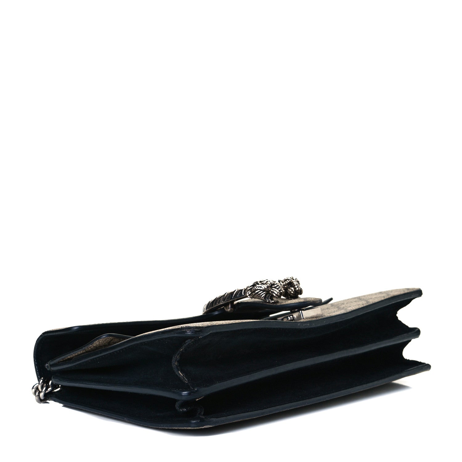 Gucci GG Supreme Monogram Small Dionysus Shoulder Bag Black 4 of 8