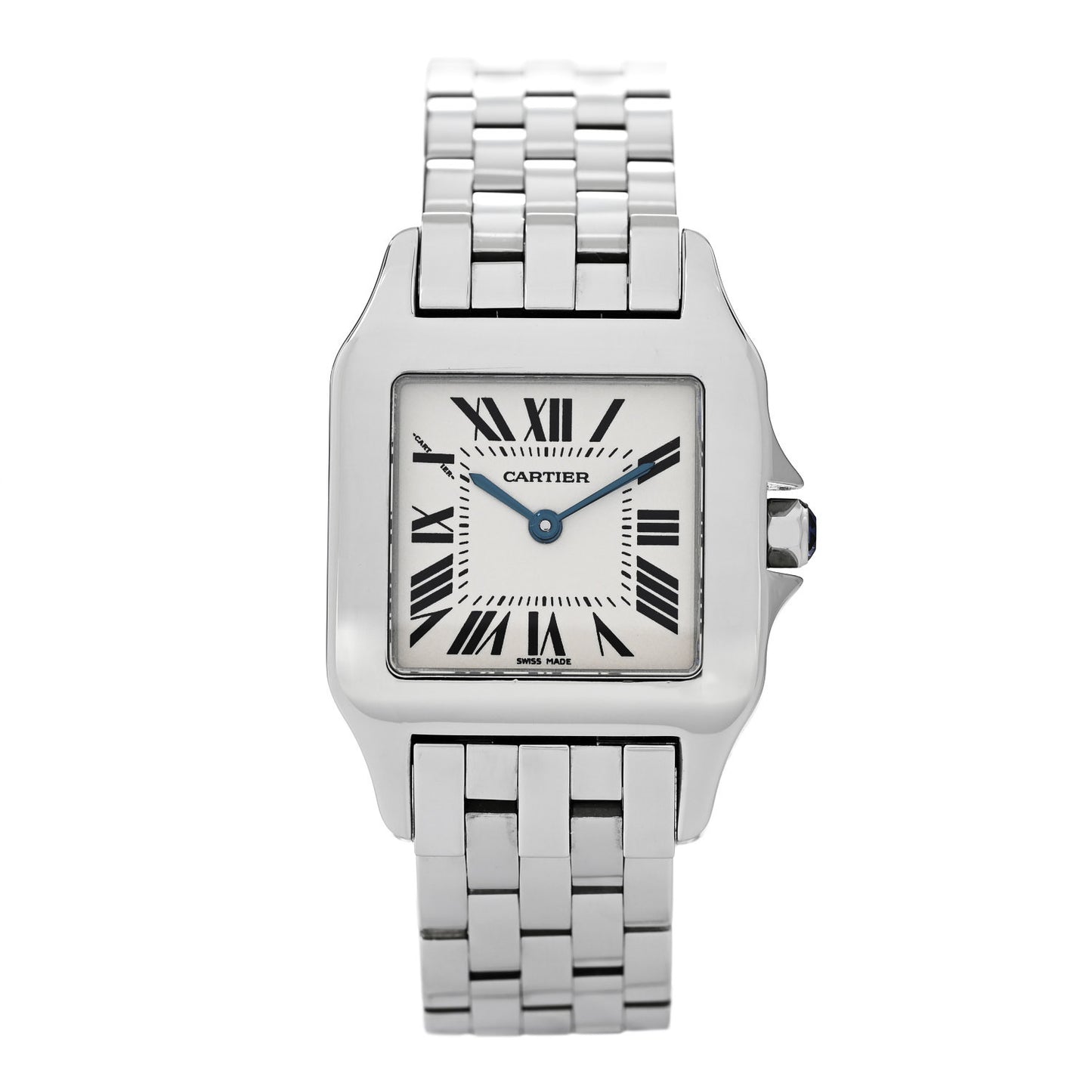 Stainless Steel 26mm Santos Demoiselle Quartz Watch