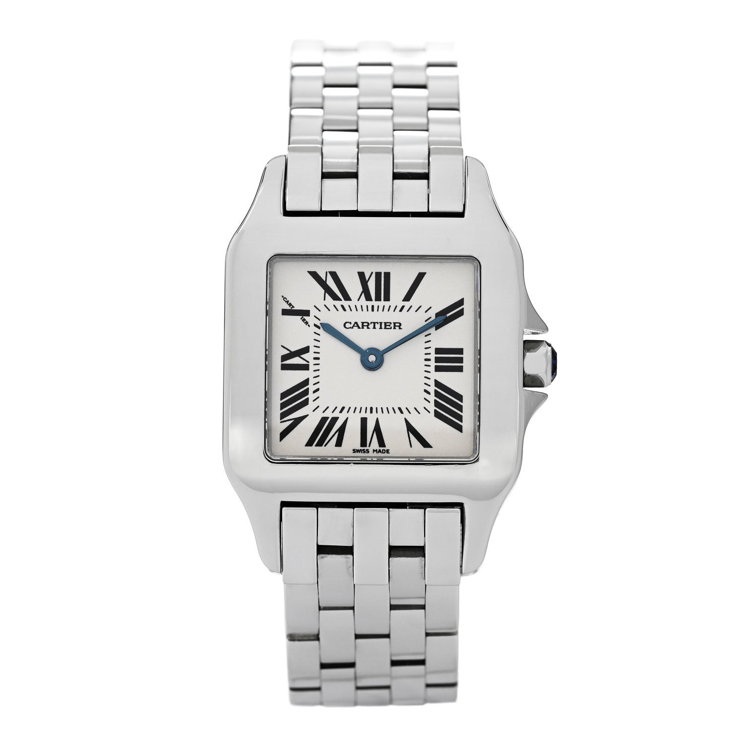 Cartier Stainless Steel 26mm Santos Demoiselle Quartz Watch 1 of 4