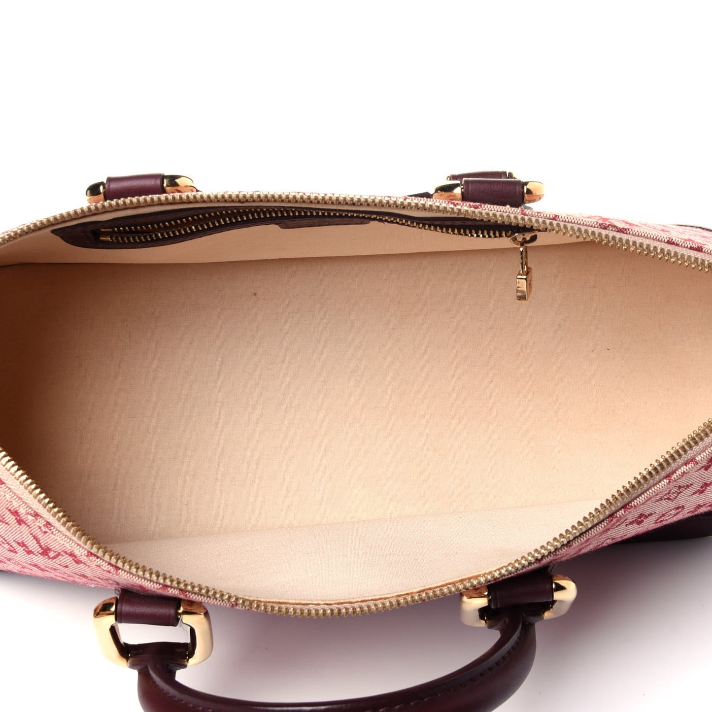 Mini Monogram Alma Long Cherry