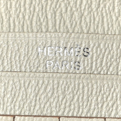 Hermes Matte Alligator Bearn Compact Wallet Beton 6 of 6