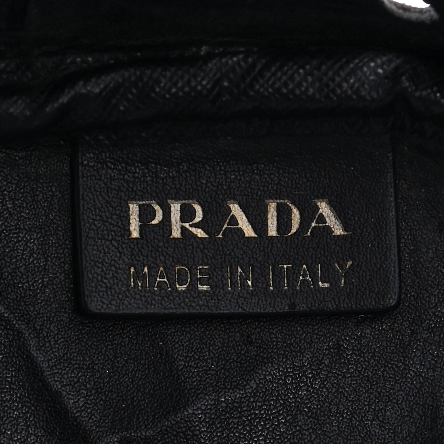 Prada Saffiano Perforated Tote Black 5 of 7