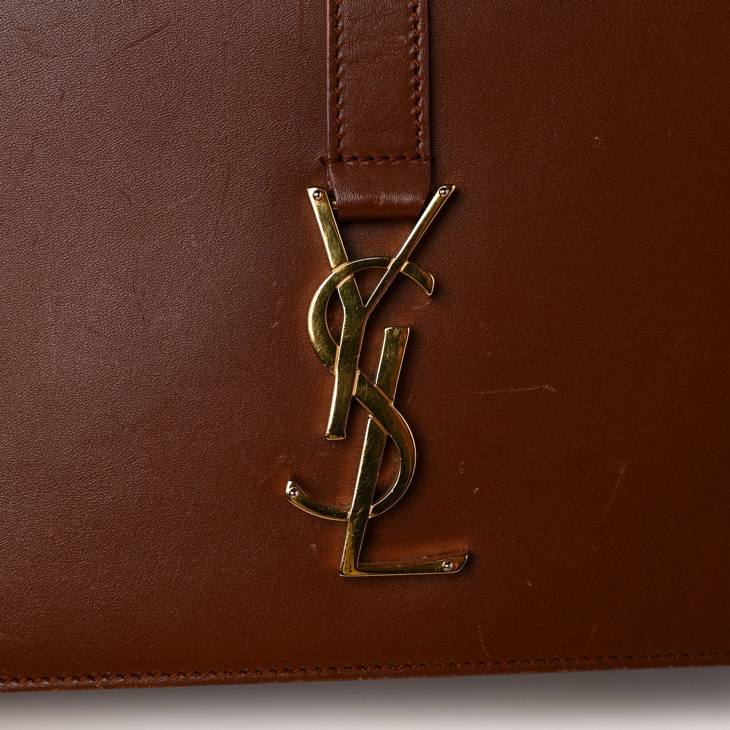 Smooth Calfskin Medium Classic Monogram Universite Bag Brown