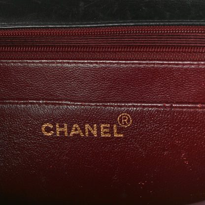 Chanel Lambskin Quilted XL Jumbo Single Flap Black 7 of 14