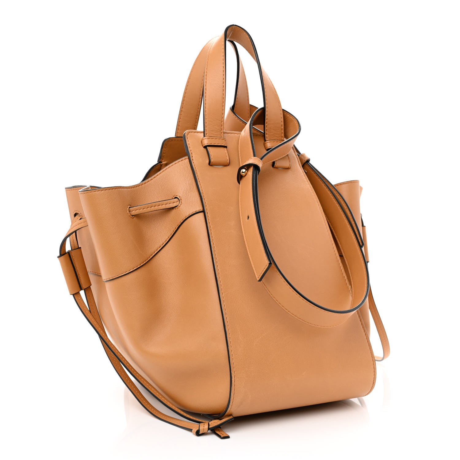 Loewe Calfskin Medium Hammock Shoulder Bag Mandarin 3 of 11