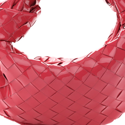 Bottega Veneta Patent Nappa Intrecciato Mini Jodie Candy Stripe 8 of 10