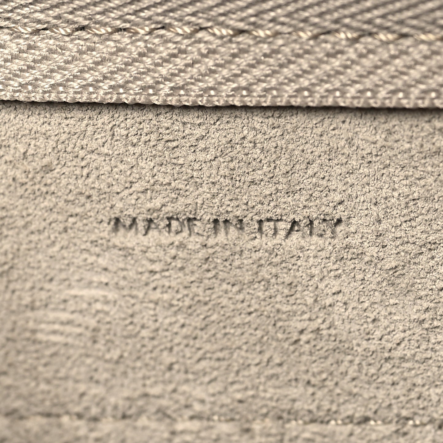Grained Calfskin Nano Belt Bag Light Taupe