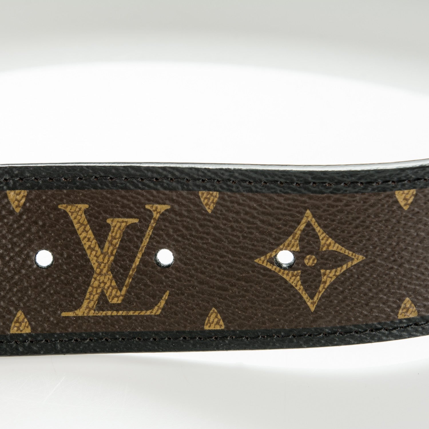 Louis Vuitton Mens Monogram Macassar Reverso 40mm Belt 95 38 5 of 5