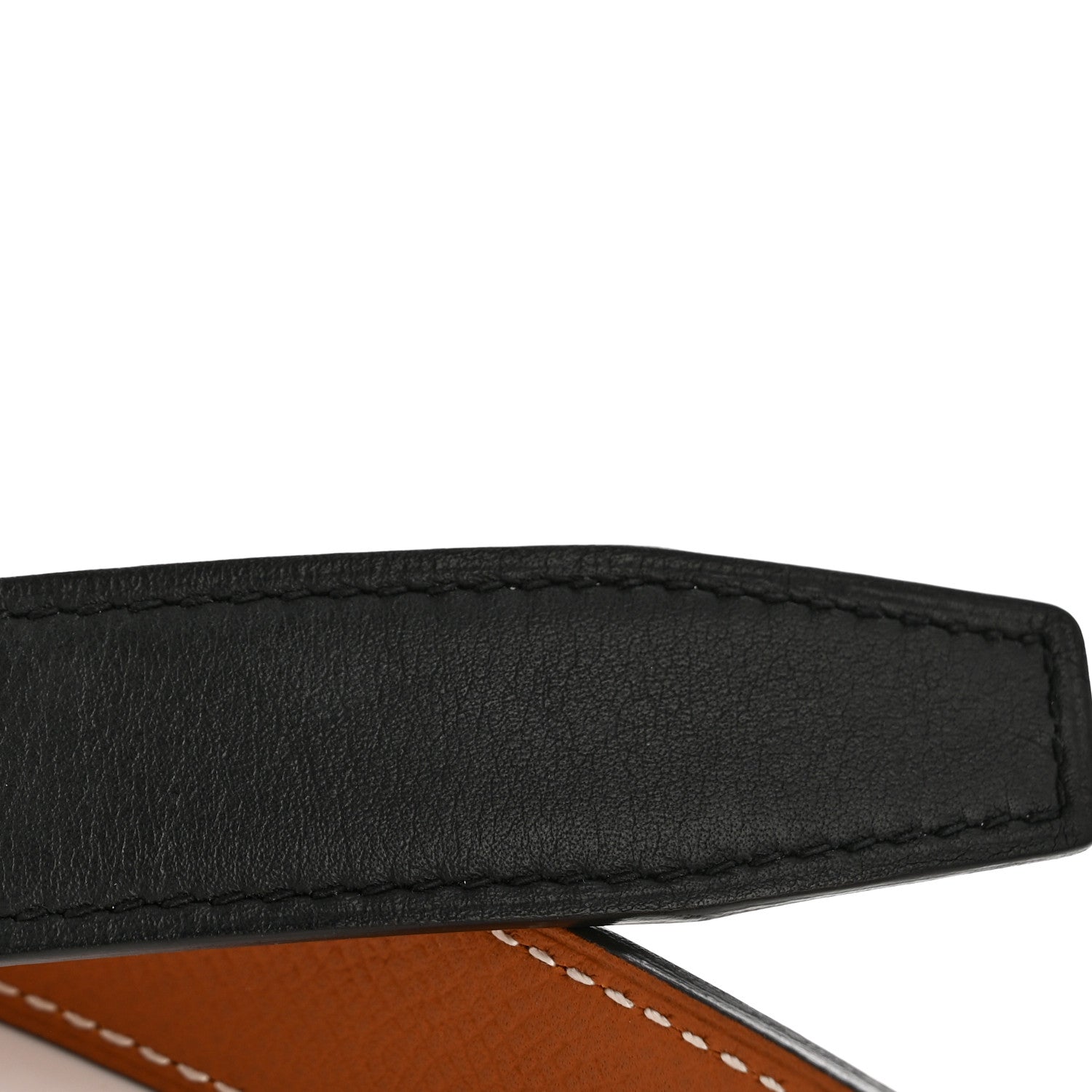 Hermes Swift Epsom 24mm Belt Strap 90 36 Black Gold 6 of 6