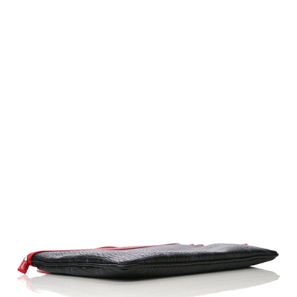 MCM Visetos Crossbody Pouch Black Red 4 of 15