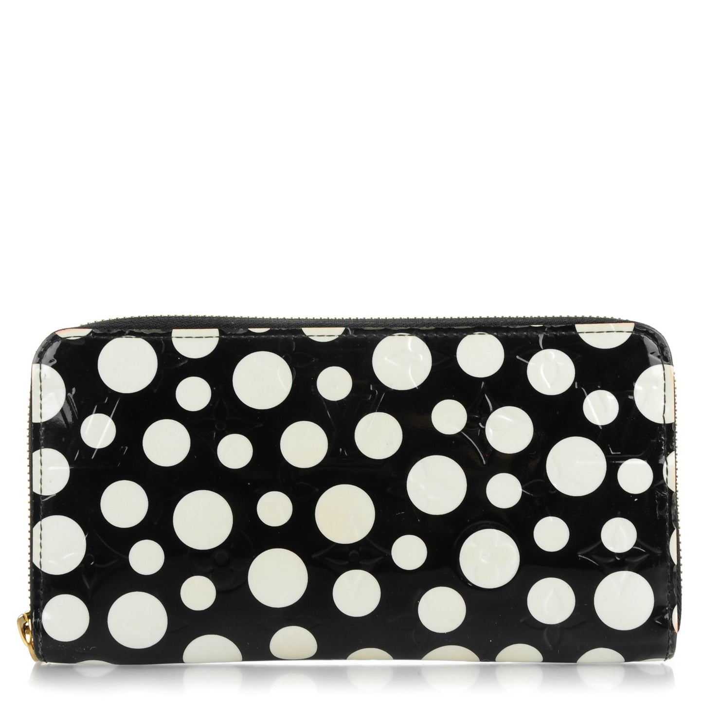 Vernis Kusama Infinity Dots Zippy Wallet Black