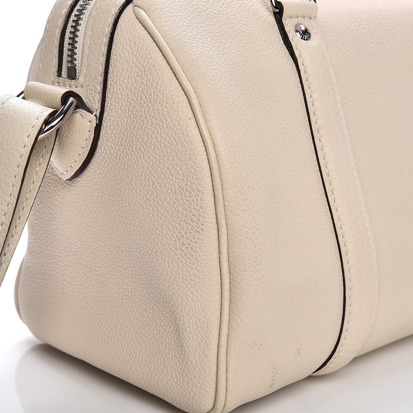 Veau Cachemire SC Bag BB Blanc Casse