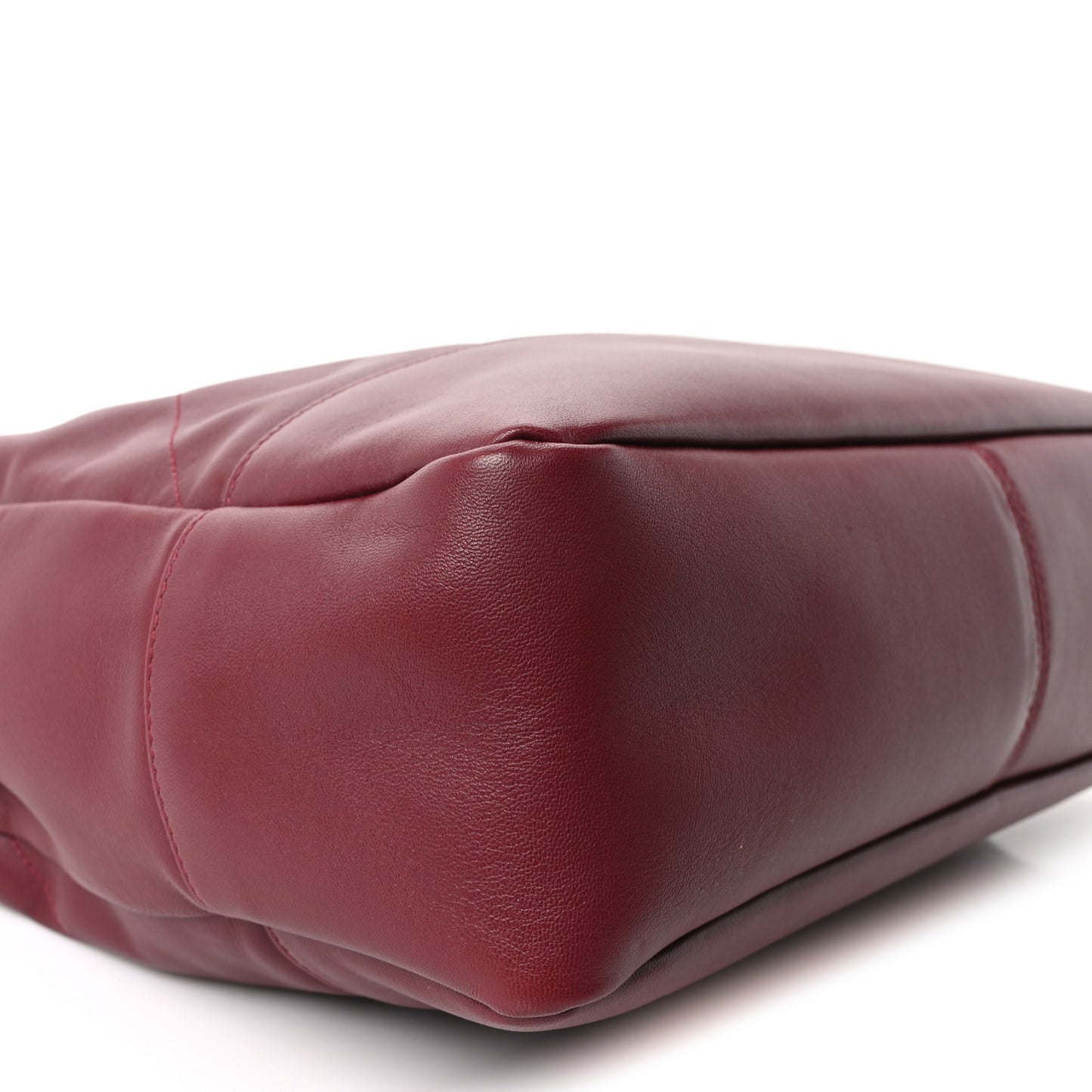 Lambskin Medium Jamie Shopping Tote Bordeaux