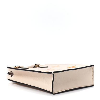 Louis Vuitton Empreinte Monogram Giant By The Pool Petit Sac Plat Cream Saffron 4 of 11