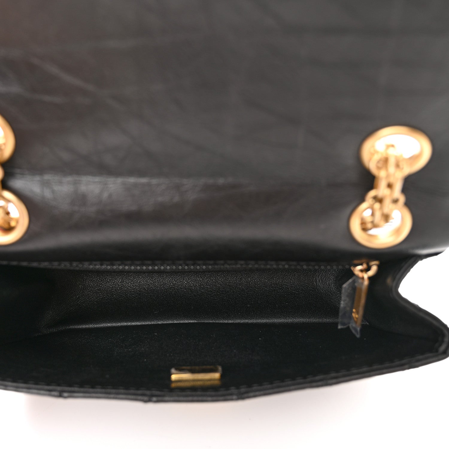 Chanel Aged Calfskin Quilted 2.55 Reissue Mini Flap Black 5 of 11
