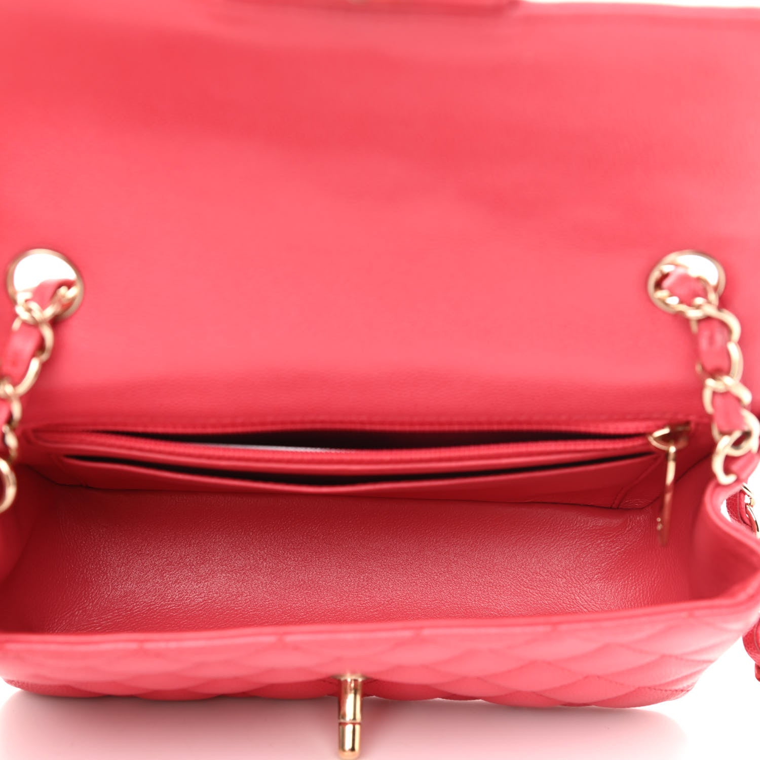 Chanel Caviar Quilted Mini Rectangular Flap Coral 4 of 9