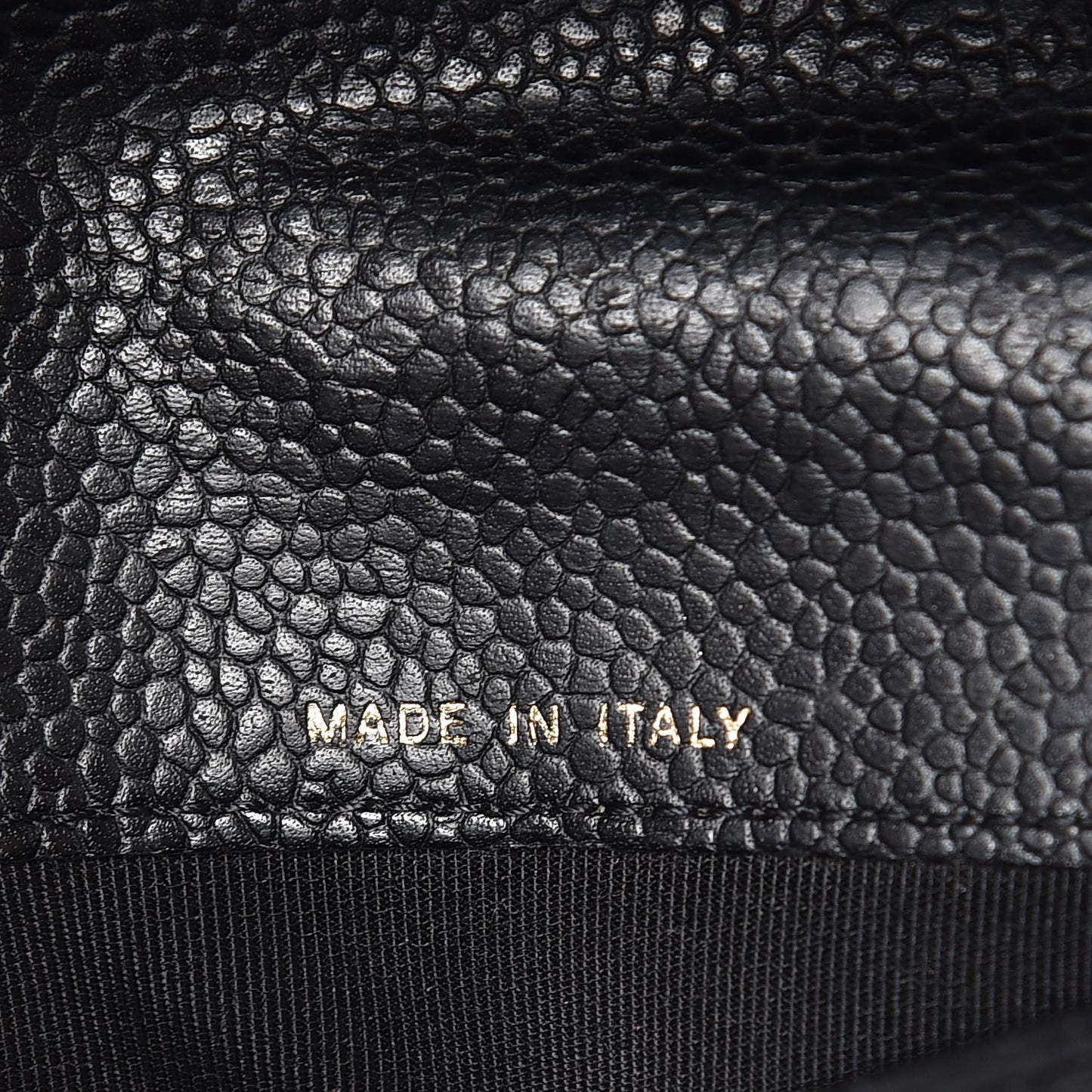 Caviar Quilted Large Flap Wallet Black