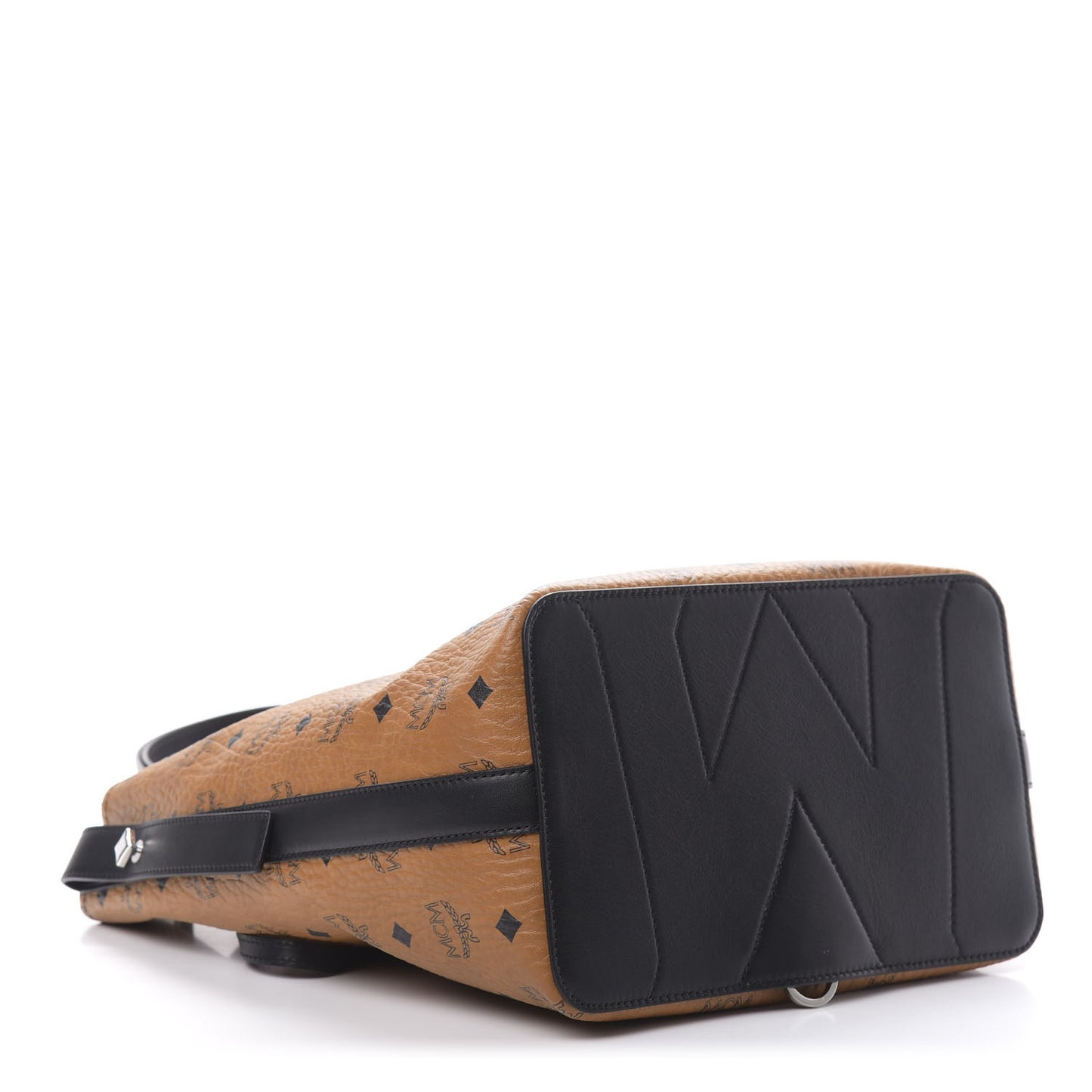 Visetos Small Gunta Shopper Cognac Black