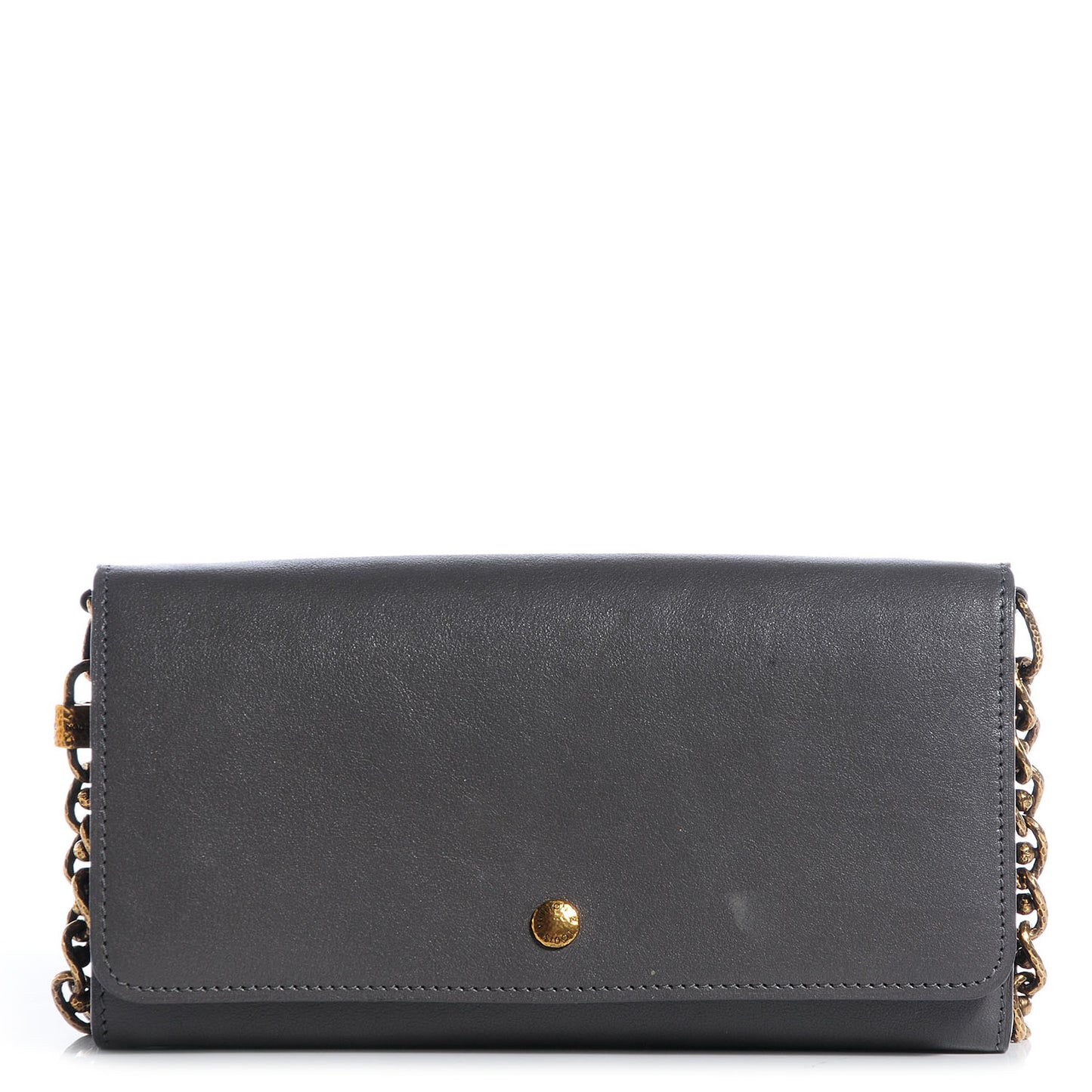 Cuir Boudoir Sarah Chain Wallet Gray