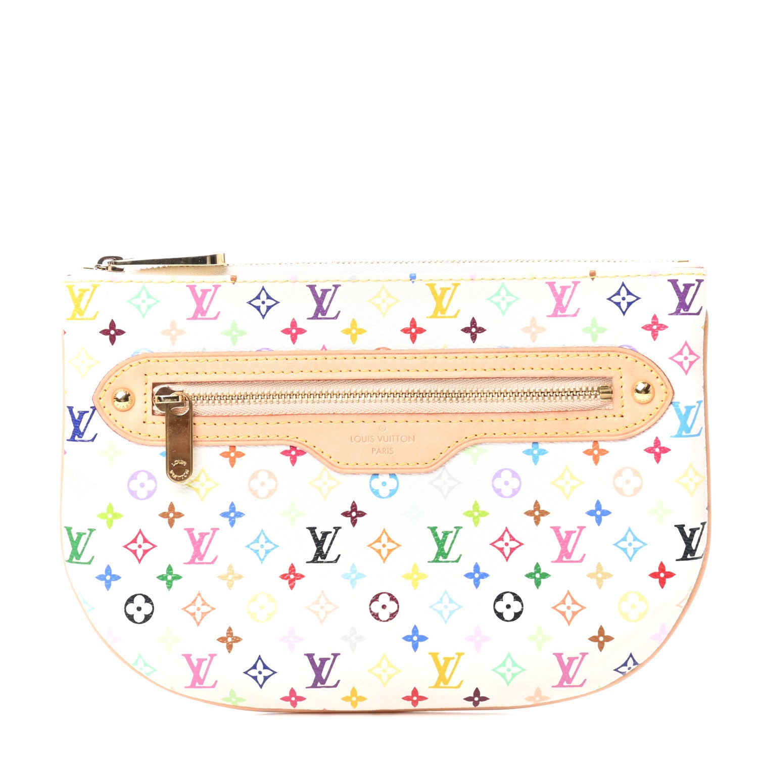 Louis Vuitton Monogram Multicolor Pochette Plate GM White 1 of 7